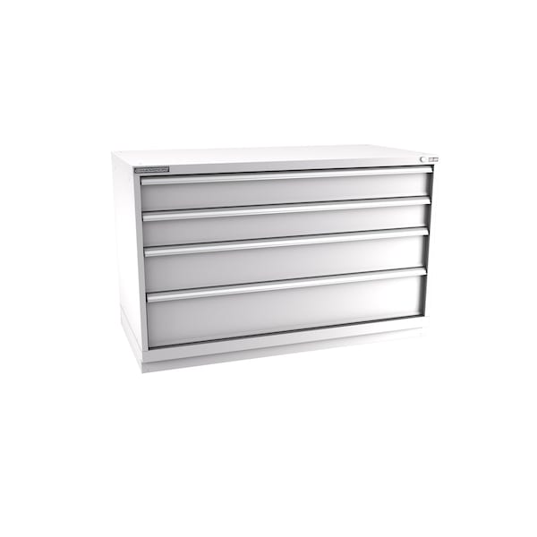 Champion Tool Storage Modular Drawer Cabinet, 4 Drawer, Light Gray, Steel, 56-1/2 in W x 28-1/2 in D x 36 in H D15000401ILCFTB-LG - main